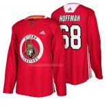 Maglia Hockey Ottawa Senators Mike Hoffman New Season Practice Rosso