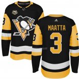 Maglia Hockey Pittsburgh Penguins Olli Maatta 50 Anniversary Home Premier Nero