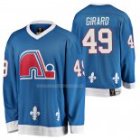 Maglia Hockey Quebec Nordiques Samuel Girard Heritage Vintage Replica Blu