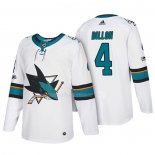 Maglia Hockey San Jose Sharks Brenden Dillon 2018 Bianco