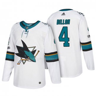 Maglia Hockey San Jose Sharks Brenden Dillon 2018 Bianco