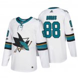 Maglia Hockey San Jose Sharks Brent Burns 2018 Bianco