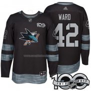Maglia Hockey San Jose Sharks Joel Ward 1917-2017 100th Anniversario Nero