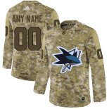 Maglia Hockey San Jose Sharks Personalizzate 2019 Camuffamento