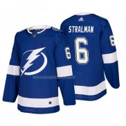 Maglia Hockey Tampa Bay Lightning Anton Stralman Home Autentico Giocatore Blu