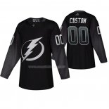 Maglia Hockey Tampa Bay Lightning Personalizzate Alternato Nero