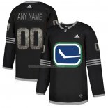 Maglia Hockey Vancouver Canucks Black Shadow Nero Personalizzate