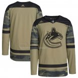 Maglia Hockey Vancouver Canucks Logo Military Appreciation Team Autentico Practice Camuffamento