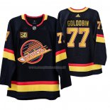 Maglia Hockey Vancouver Canucks Nikolay Goldobin 50 Anniversario 90's Flying Skate Nero