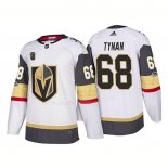 Maglia Hockey Vegas Golden Knights Tj Tynan Away 2018 Bianco