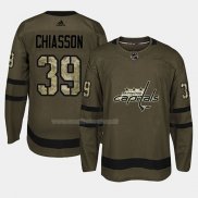 Maglia Hockey Washington Capitals Alex Chiasson 2018 Salute To Service Verde Militare