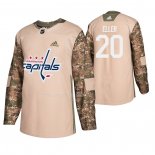 Maglia Hockey Washington Capitals Lars Eller Veterans Day Camuffamento