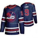 Maglia Hockey Winnipeg Jets Andrew Copp Heritage Classic 2019-20 Blu