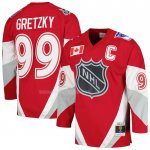 Maglia Hockey 1999 All Star Wayne Gretzky Mitchell & Ness Blu Line Rosso