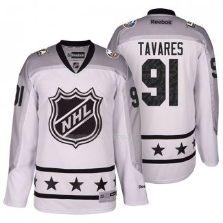 Maglia Hockey 2017 All Star New York Islanders John Tavares Bianco