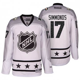 Maglia Hockey 2017 All Star Philadelphia Flyers Wayne Simmonds Bianco