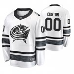 Maglia Hockey 2019 All Star Columbus Blue Jackets Personalizzate Bianco