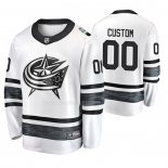 Maglia Hockey 2019 All Star Columbus Blue Jackets Personalizzate Bianco