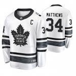 Maglia Hockey 2019 All Star Toronto Maple Leafs Auston Matthews Bianco
