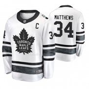 Maglia Hockey 2019 All Star Toronto Maple Leafs Auston Matthews Bianco