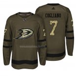 Maglia Hockey Anaheim Ducks Andrew Cogliano Salute To Service Verde Militare