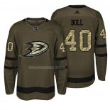 Maglia Hockey Anaheim Ducks Jarojo Boll Salute To Service Verde Militare