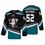 Maglia Hockey Anaheim Ducks Julius Nattinen Alternato 25th Anniversario Autentico Nero