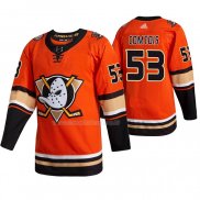 Maglia Hockey Anaheim Ducks Max Comtois Tercera Alternato Arancione
