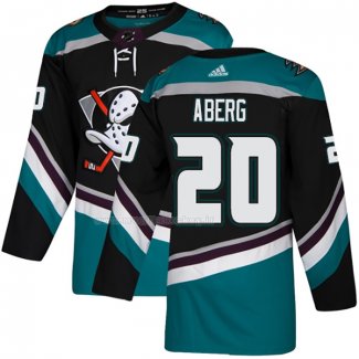 Maglia Hockey Anaheim Ducks Pontus Aberg Nero