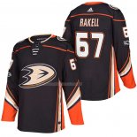Maglia Hockey Anaheim Ducks Rickard Rakell Home Autentico 2018 Nero