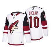Maglia Hockey Arizona Coyotes Anthony Duclair 2018 Season Centennial Patch Team Road Bianco