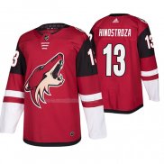 Maglia Hockey Arizona Coyotes Vinnie Hinostroza Home Rosso