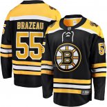Maglia Hockey Boston Bruins Justin Brazeau Home Premier Breakaway Nero