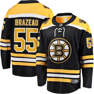 Maglia Hockey Boston Bruins Justin Brazeau Home Premier Breakaway Nero