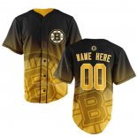 Maglia Hockey Boston Bruins Personalizzate Giallo