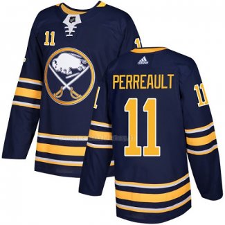 Maglia Hockey Buffalo Sabres Gilbert Perreault Home Autentico Blu