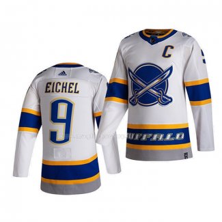 Maglia Hockey Buffalo Sabres Jack Eichel Bianco