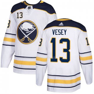 Maglia Hockey Buffalo Sabres Jimmy Vesey Road Autentico Bianco