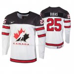 Maglia Hockey Canada Aidan Dudas 2020 Iihf World Junior Championship Bianco