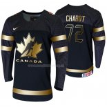 Maglia Hockey Canada Thomas Chabot 2020 Iihf World Junior Championship Golden Edition Limited Nero