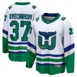 Maglia Hockey Carolina Hurricanes Andrei Svechnikov Whalers Premier Breakaway Bianco