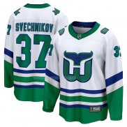 Maglia Hockey Carolina Hurricanes Andrei Svechnikov Whalers Premier Breakaway Bianco