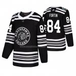 Maglia Hockey Chicago Blackhawks Alexandre Fortin 2019 Winter Classic Nero
