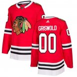 Maglia Hockey Chicago Blackhawks Clark Griswold Home Autentico Rosso