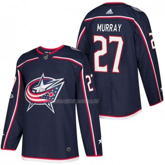 Maglia Hockey Columbus Blue Jackets Ryan Murray Autentico Home 2018 Blu