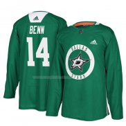 Maglia Hockey Dallas Stars Jamie Benn New Season Practice Verde