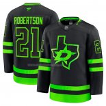 Maglia Hockey Dallas Stars Jason Robertson Alternato Nero