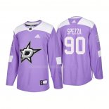 Maglia Hockey Dallas Stars Jason Spezza Autentico 2018 Fights Cancer Viola