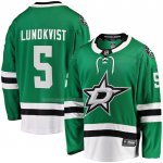 Maglia Hockey Dallas Stars Nils Lundkvist Home Premier Breakaway Verde