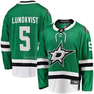 Maglia Hockey Dallas Stars Nils Lundkvist Home Premier Breakaway Verde